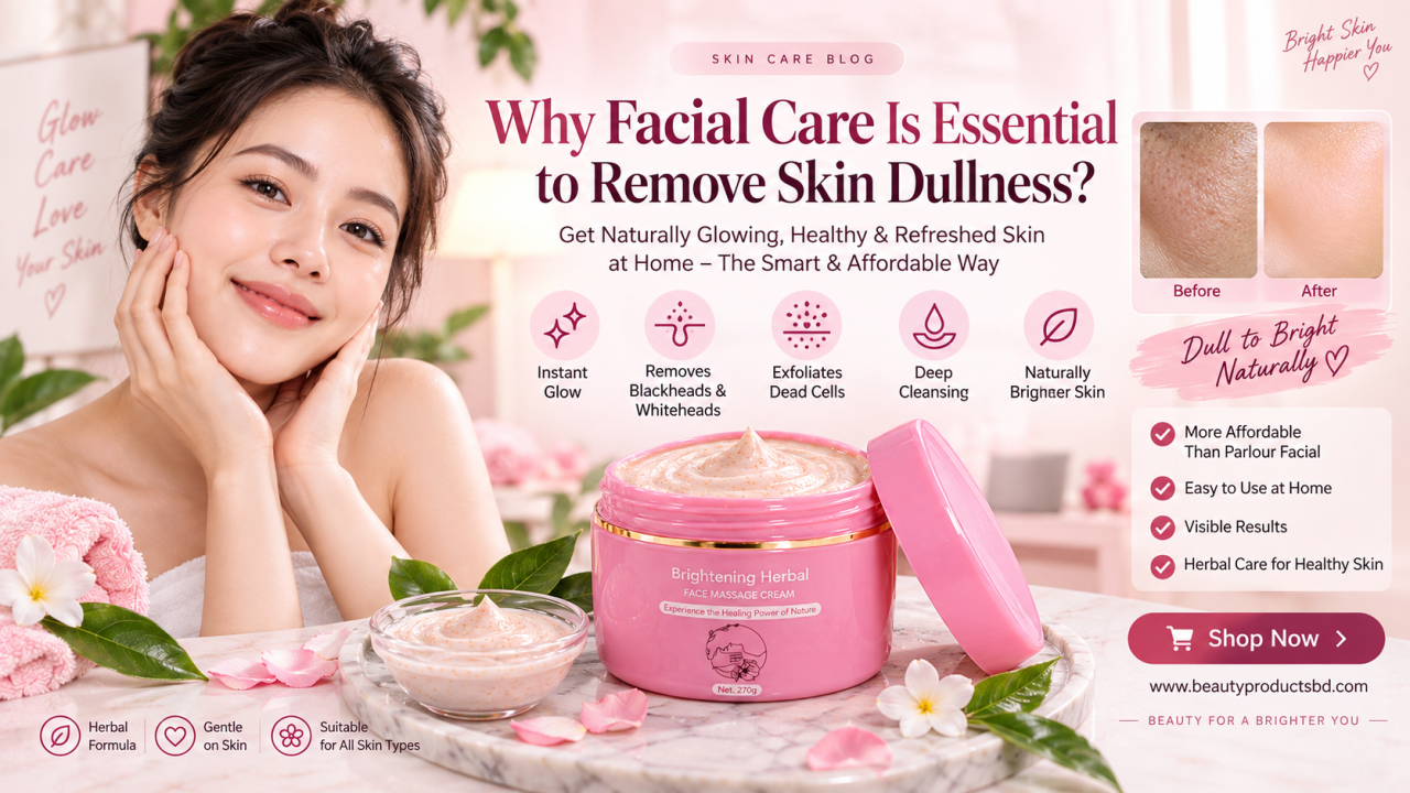 Why Is Facial Care Important for Dull Skin? An Easy Way to Achieve Brighter-Looking Skin at Home