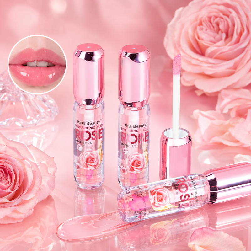 Hyaluronic Acid ROSE Magic Lip Oil - Gallery Image
